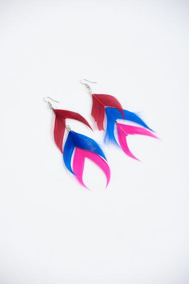Accesorii roz de party cu pene