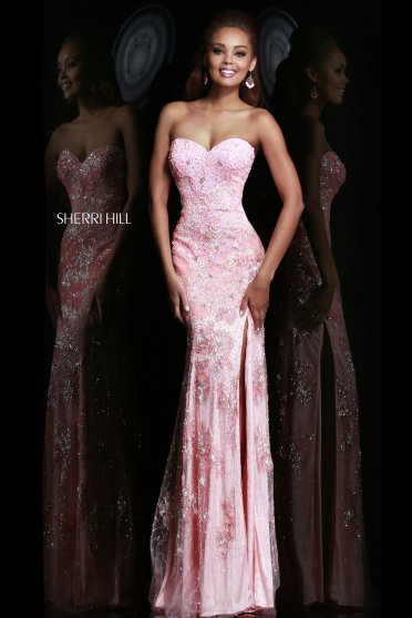 Rochie Sherri Hill 9707 Pink