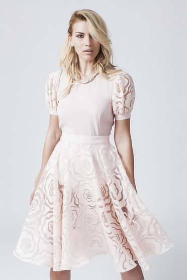 Fusta Daniella Cristea Delicacy Phantasm Peach