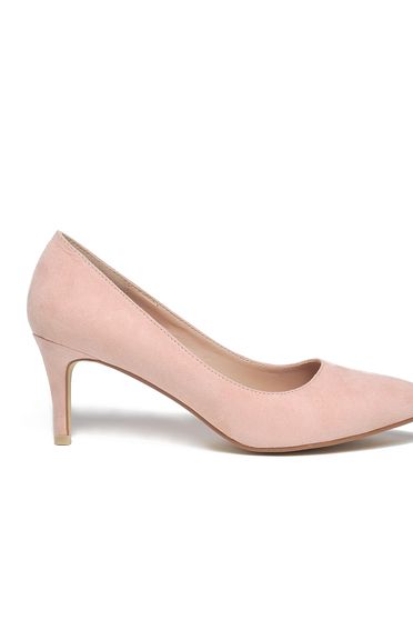 Pantofi Top Secret rosa office din piele ecologica