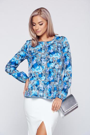 Bluza dama casual albastra StarShinerS