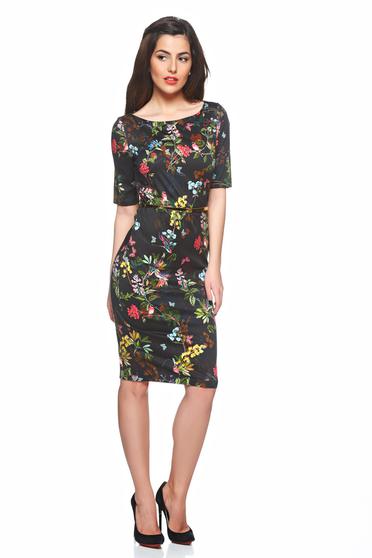 Rochie PrettyGirl Floral Joy Black