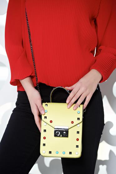 Geanta Dama Din Piele Naturala Sensational Yellow