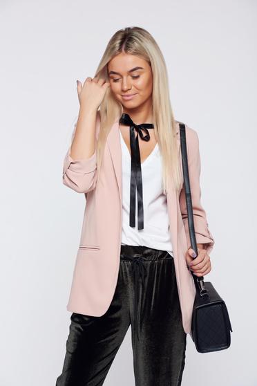 Sacou Top Secret piersica cu croi larg cu maneca 3/4