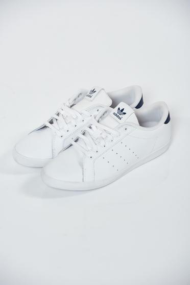 poze cu Pantofi sport Adidas Originals Stan Smith albi casual cu talpa usoara