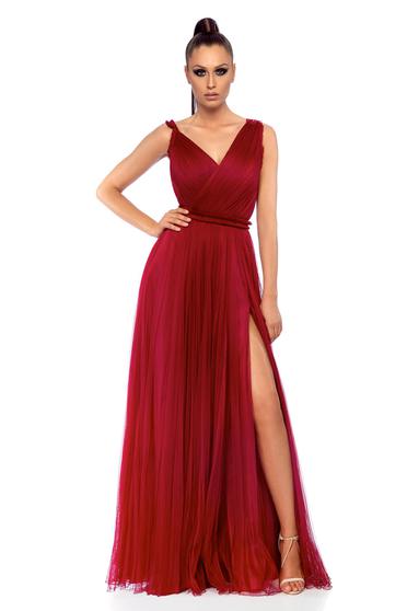 Rochie Ana Radu visinie de ocazie in clos cu tul