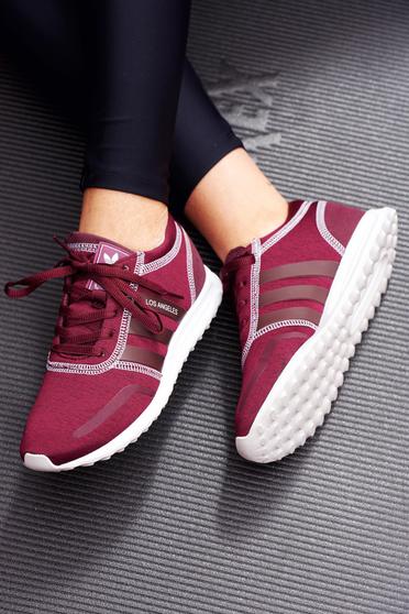 poze cu Pantofi sport Adidas Originals visinii casual cu talpa usoara cu siret