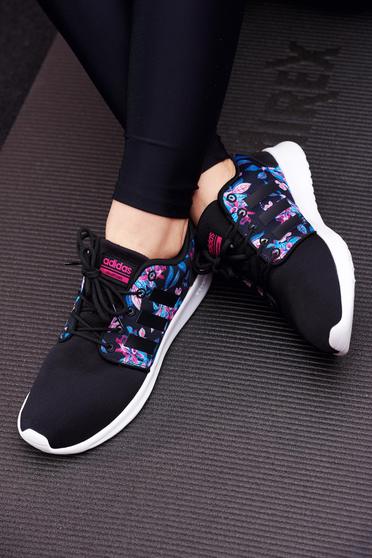 poze cu Pantofi sport Adidas Originals negri casual cu talpa joasa cu siret