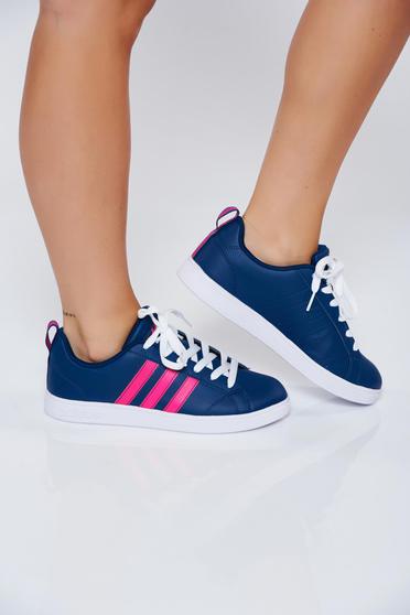 Pantofi sport Adidas Originals albastri casual cu talpa usoara cu siret