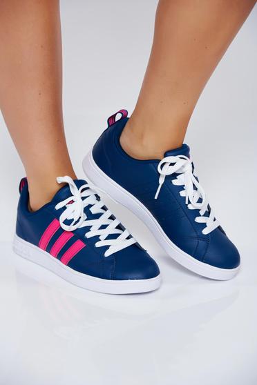 Pantofi sport Adidas Originals albastri casual cu talpa usoara cu siret
