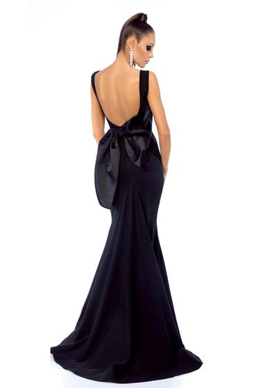 Rochie Ana Radu neagra sirena de ocazie cu spatele gol