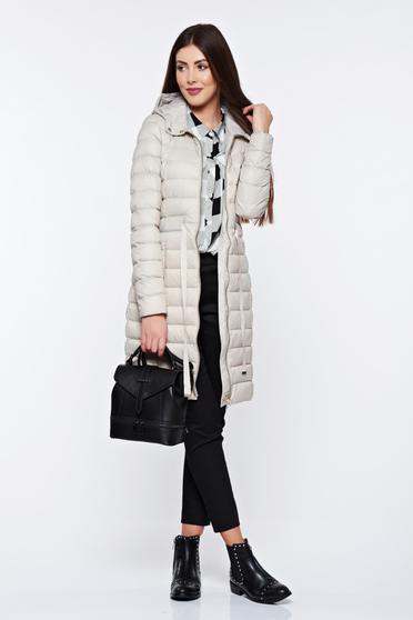 poze cu Geaca Top Secret nude casual din fas cu gluga nedetasabila