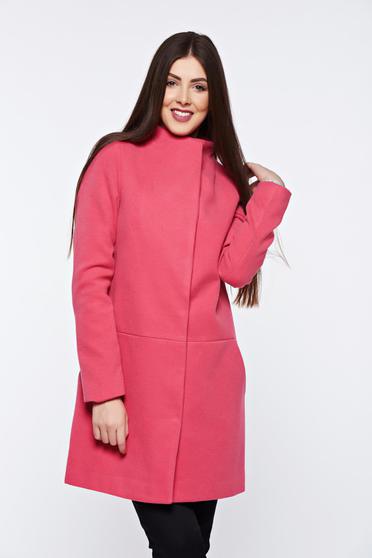 Palton Top Secret corai casual cu buzunare captusit pe interior