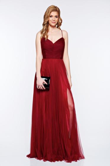 Rochie Ana Radu visinie de lux tip corset din tul captusita pe interior