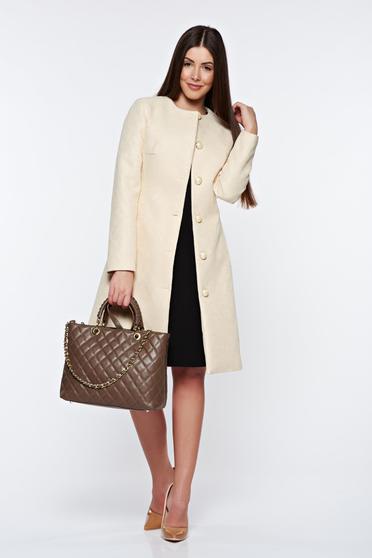 Trench LaDonna nude elegant captusit pe interior cu buzunare