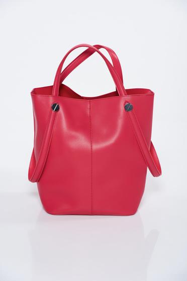 Geanta dama Top Secret rosie casual din piele ecologica