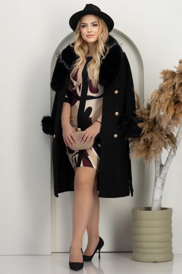 Ținută damă - rochie, palton