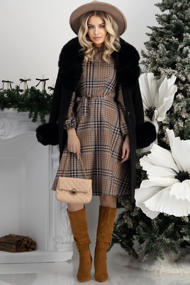 Ținută damă - rochie, palton