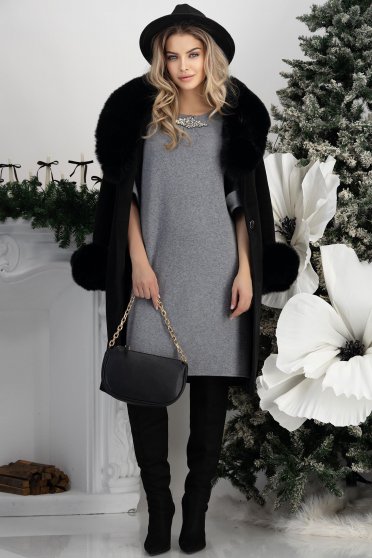 Ținută damă - rochie, palton