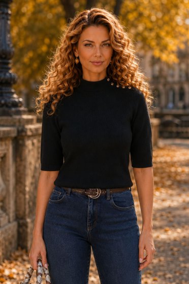 Ținută damă - bluza, blugi
