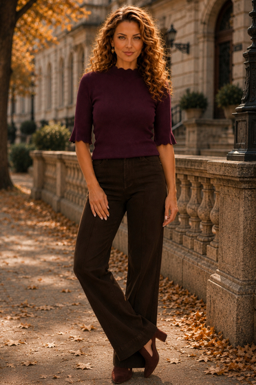 Ținută damă - bluza, blugi