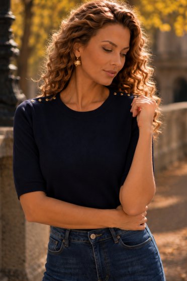 Ținută damă - bluza, blugi