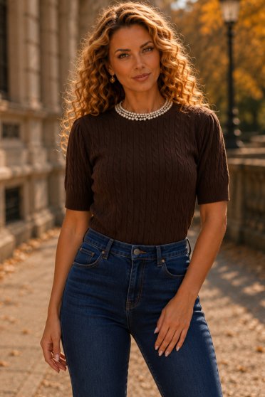 Ținută damă - bluza, blugi