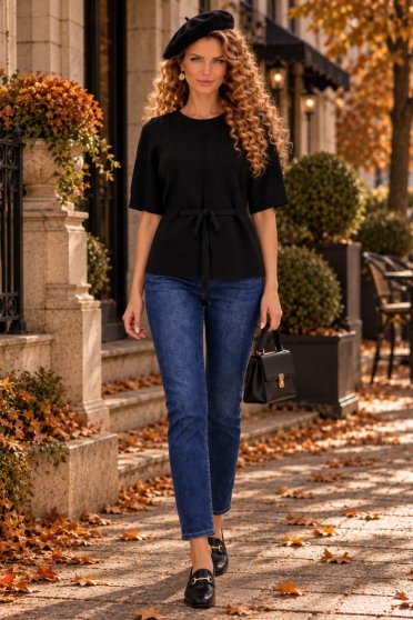 Ținută damă - bluza, blugi
